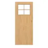 CLASSEN drzwi przesuwne Natura LA 1/3 dąb olejowane 3D Look z przeszkleniem