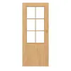CLASSEN drzwi przesuwne Natura LA 2/3 dąb olejowane 3D Look z przeszkleniem