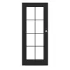 CLASSEN drzwi przesuwne Svin M1.1.2 Uni Black Iridium z przeszkleniem