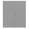 CLASSEN drzwi dwuskrzydłowe Evelin M6 szary RAL 7004 lakierowane