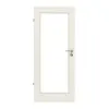 Drzwi wewnętrzne TE-14 skandynawski Świerk bezsęczny szczotkowane, białe, lakierowane drewno lite