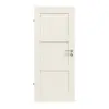 Drzwi wewnętrzne TM-6 świerk skandynawski bezsęczny szczotkowane, białe, lakierowane drewno lite
