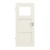 Drzwi wewnętrzne TM-31 Świerk skandynawski bezsęczny szczotkowane, białe, lakierowane drewno lite