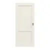 Drzwi przesuwne TE-2 Świerk skandynawski bezsęczny szczotkowane, białe, lakierowane drewno lite