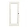Drzwi przesuwne TM-12 Świerk skandynawski bezsęczny szczotkowane, białe, lakierowane drewno lite