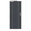 CLASSEN drzwi przeciwpożarowych EI30 Venom Alu M3 Grafit RAL 7024 HPL