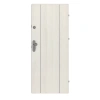 CLASSEN drzwi wejściowe do mieszkania Bord Venom Alu M3 jesion biały 3D Look