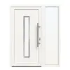 Drzwi zewnętrzne z tworzywa sztucznego F036 Premium z panelem bocznym