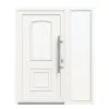 Tworzywo sztuczne drzwi zewnętrzne T002 Premium Plus z panelem bocznym