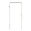 LEBO ościeżnica do drzwi wejściowych do mieszkania Durat biały 9016 z zaokrągloną krawędzią