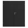 CLASSEN drzwi dwuskrzydłowe Natura HK M1 Uni Black Iridium z ościeżnicą