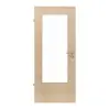 LEBO drzwi wewnętrzne Can. klon matowy Cross fornirowane z drewna litego z przeszkleniem 1 LA 16-40