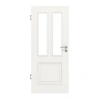 LEBO Drzwi wewnętrzne Cottage M31 Białe lakierowane z przeszkleniem