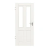 LEBO Drzwi wewnętrzne Country 40 Białe lakierowane z przeszkleniem 2 LA u góry