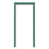 LEBO Ościeżnica zielony stepowy RAL 6000 z zaokrągloną krawędzią