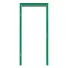 LEBO ościeżnica traffic green RAL 6024 z zaokrągloną krawędzią