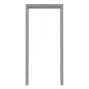 LEBO ościeżnica szary platynowy RAL 7036 z zaokrągloną krawędzią