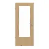 JELD-WEN drzwi wewnętrzne europejski dąb sękaty Living Optima wzdłuż okleina z prawdziwego drewna z lekkim przeszkleniem LÖ-23