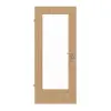 JELD-WEN drzwi wewnętrzne dąb Living Optima wzdłuż okleina z naturalnego drewna z przeszkleniem LÖ-20