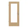 JELD-WEN drzwi wewnętrzne europejski dąb sękaty wzdłuż okleina Living Optima z prawdziwego drewna z przeszkleniem LÖ-20