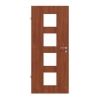 JELD-WEN Drzwi wewnętrzne Mahagoni Classic Optima z naturalnym fornirem z przeszkleniem LÖ-14