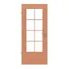 JELD-WEN drzwi wewnętrzne buk Classic Optima fornirowane drewnem naturalnym z przeszkleniem LÖ-23 rama szprosowa 8 paneli