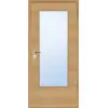 JELD-WEN drzwi wewnętrzne dąb Living Optima w układzie poprzecznym fornirowane drewnem naturalnym z przeszkleniem LÖ-23