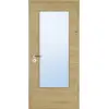 JELD-WEN drzwi wewnętrzne europejski dąb sękaty Living Optima fornirowane drewnem naturalnym z przeszkleniem LÖ-23