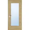 JELD-WEN drzwi wewnętrzne Europejski dąb sękaty Living Optima fornirowane drewnem naturalnym z przeszkleniem LÖ-20