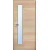 JELD-WEN drzwi wewnętrzne klon kanad. kanadyjskiego w układzie poziomym Living Optima, fornirowane drewnem naturalnym, z przeszkleniem LÖ-62 po stronie zamka