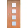 JELD-WEN drzwi wewnętrzne buk Living Optima fornirowane drewnem naturalnym z przeszkleniem LÖ-14