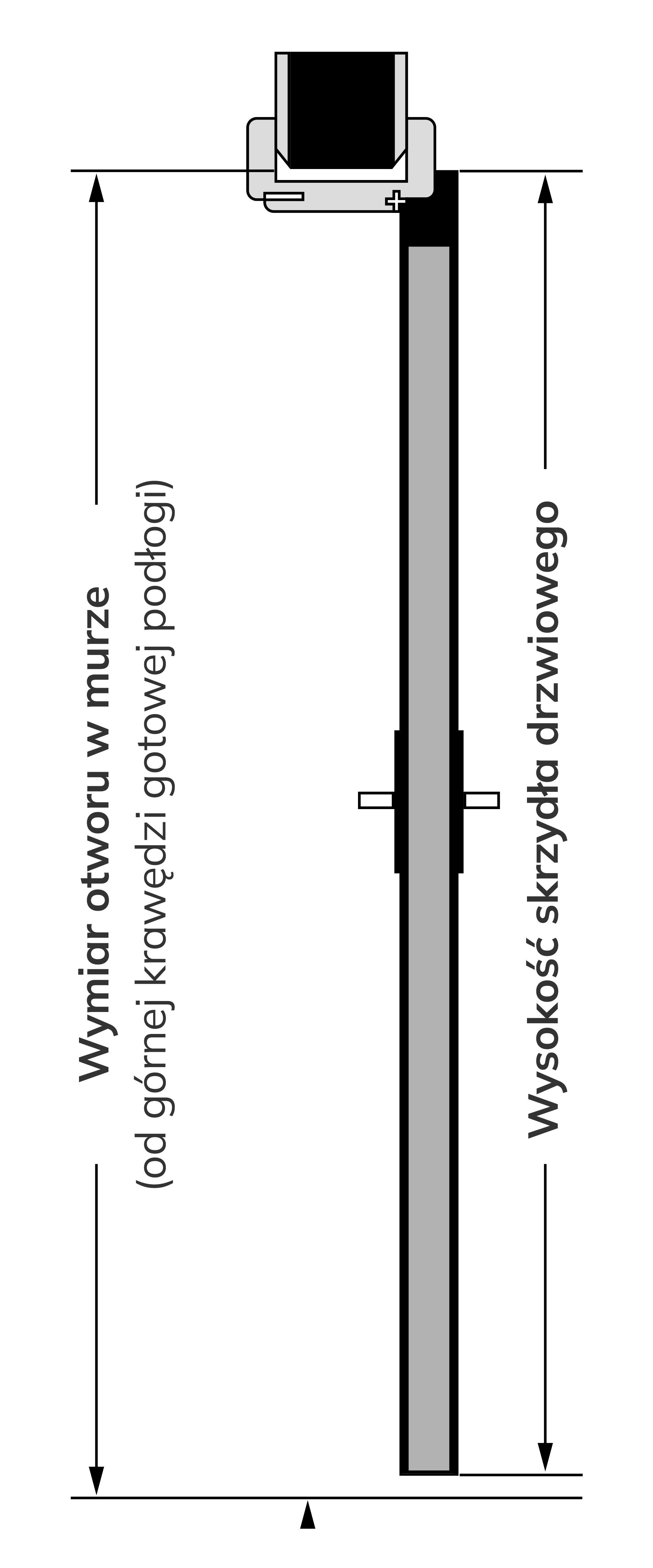 Innentür messen Querschnitt 2