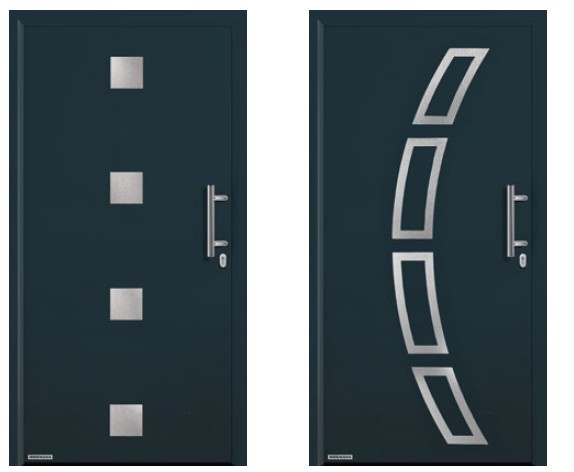 Przykłady aplikacji na czarnych drzwiach