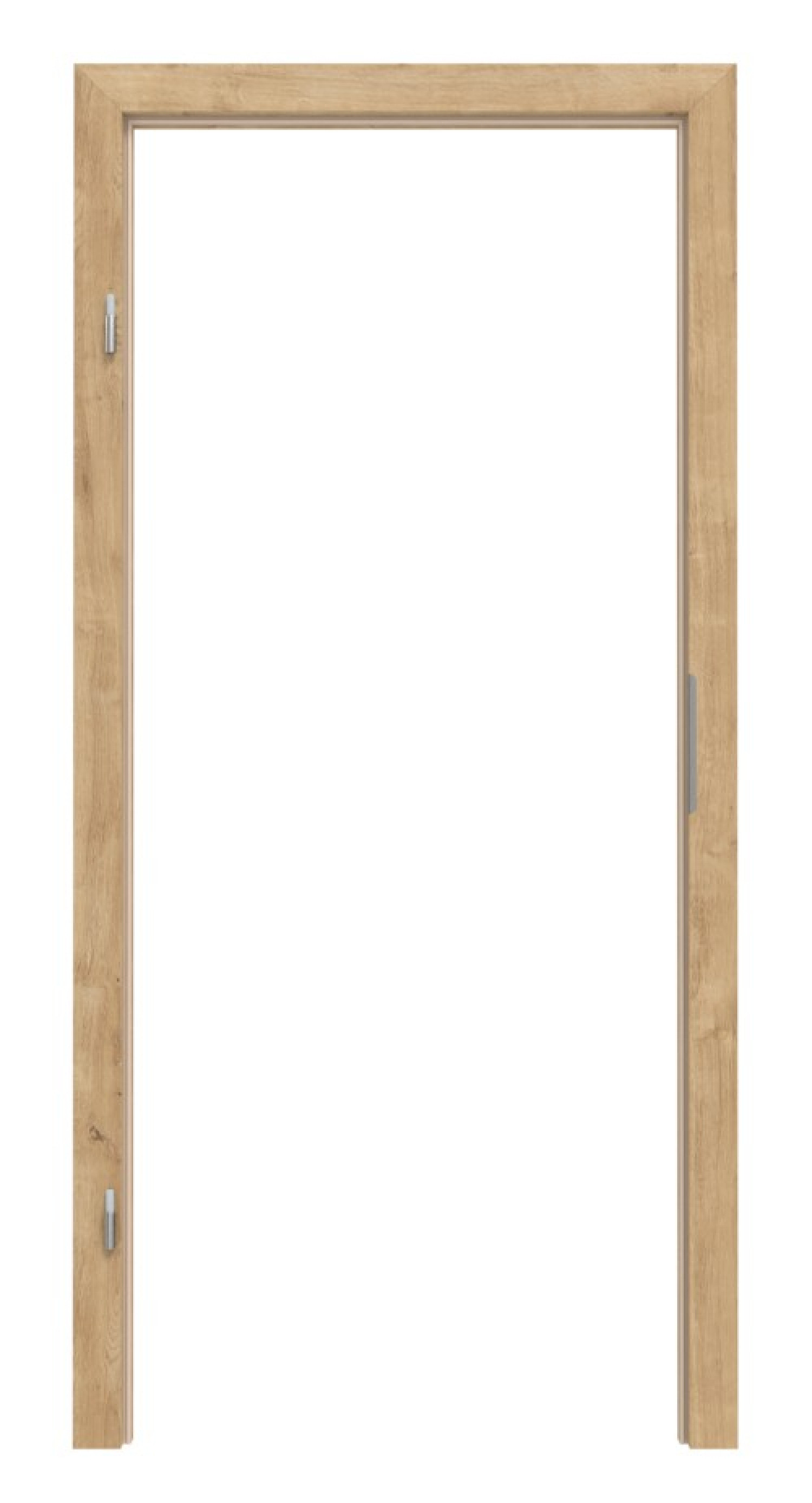 Frontansicht bloku ramy z dzikiego dębu CPL Vario z krawędzią prostokątną - Hörmann