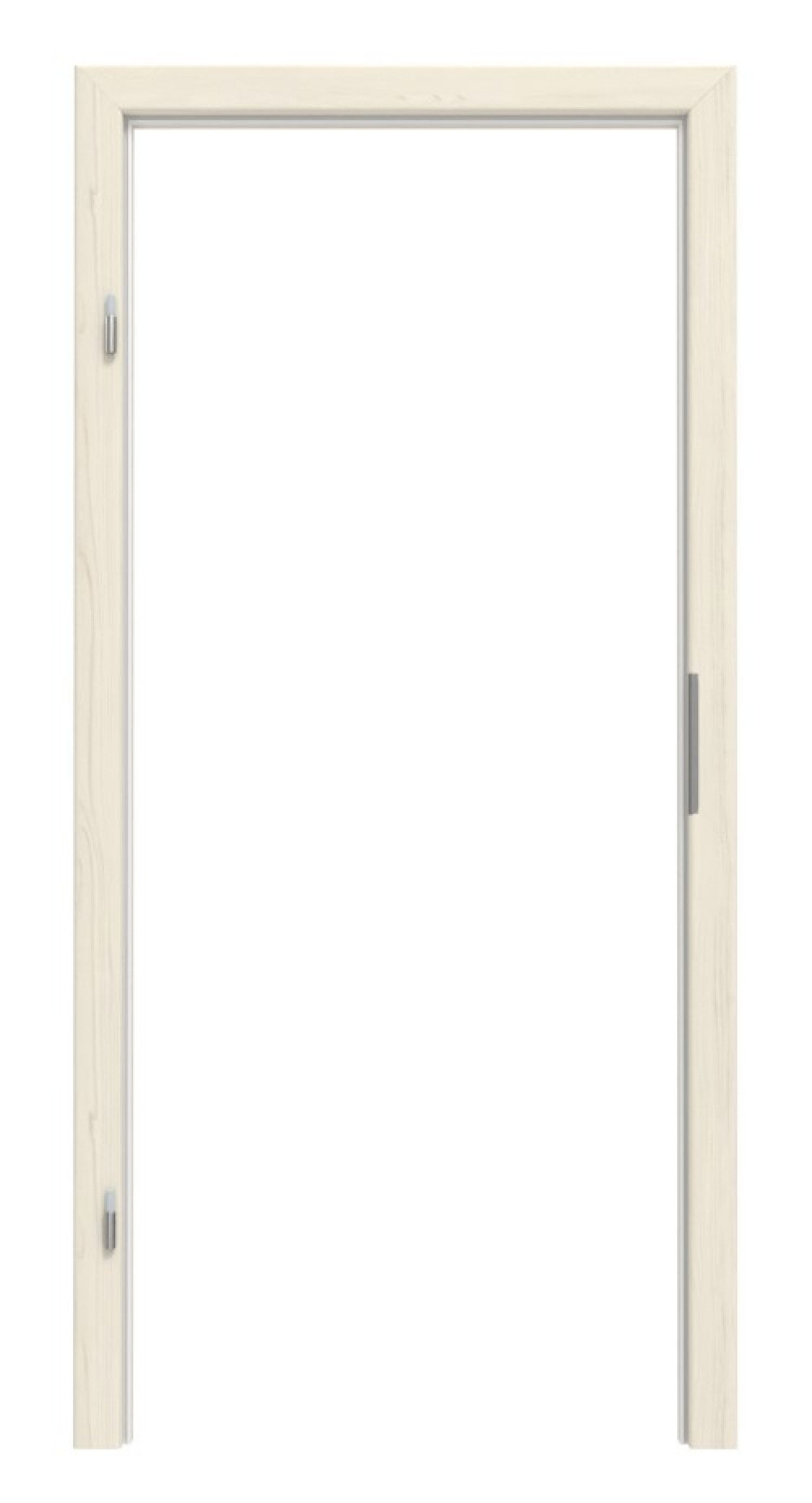 Frontansicht HÖRMANN Blockrahmen z Dekoracji z szczotkowanego sosny ProLine z okrągłym brzegiem