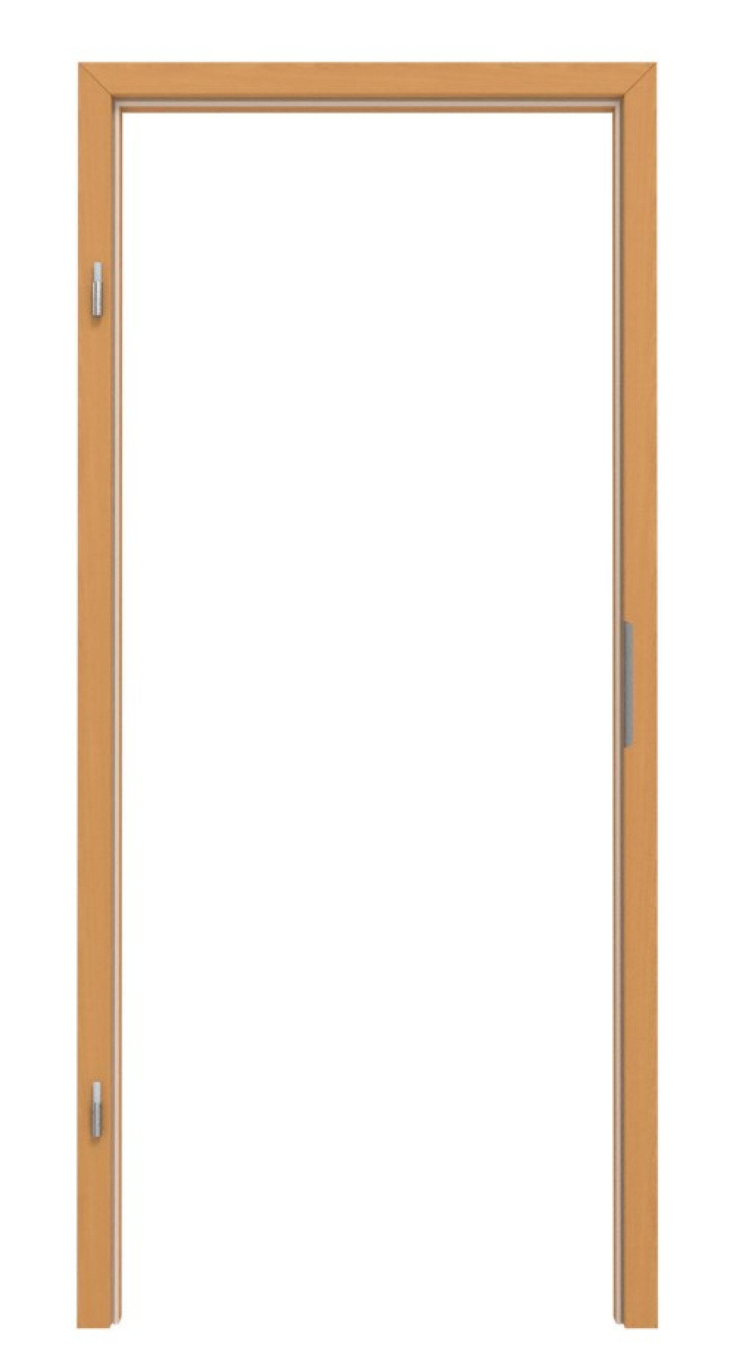 TEUTO Ramka blokowa do drzwi dźwiękoszczelnych buk ekskluzywny CPL z zaokrąglonym brzegiem