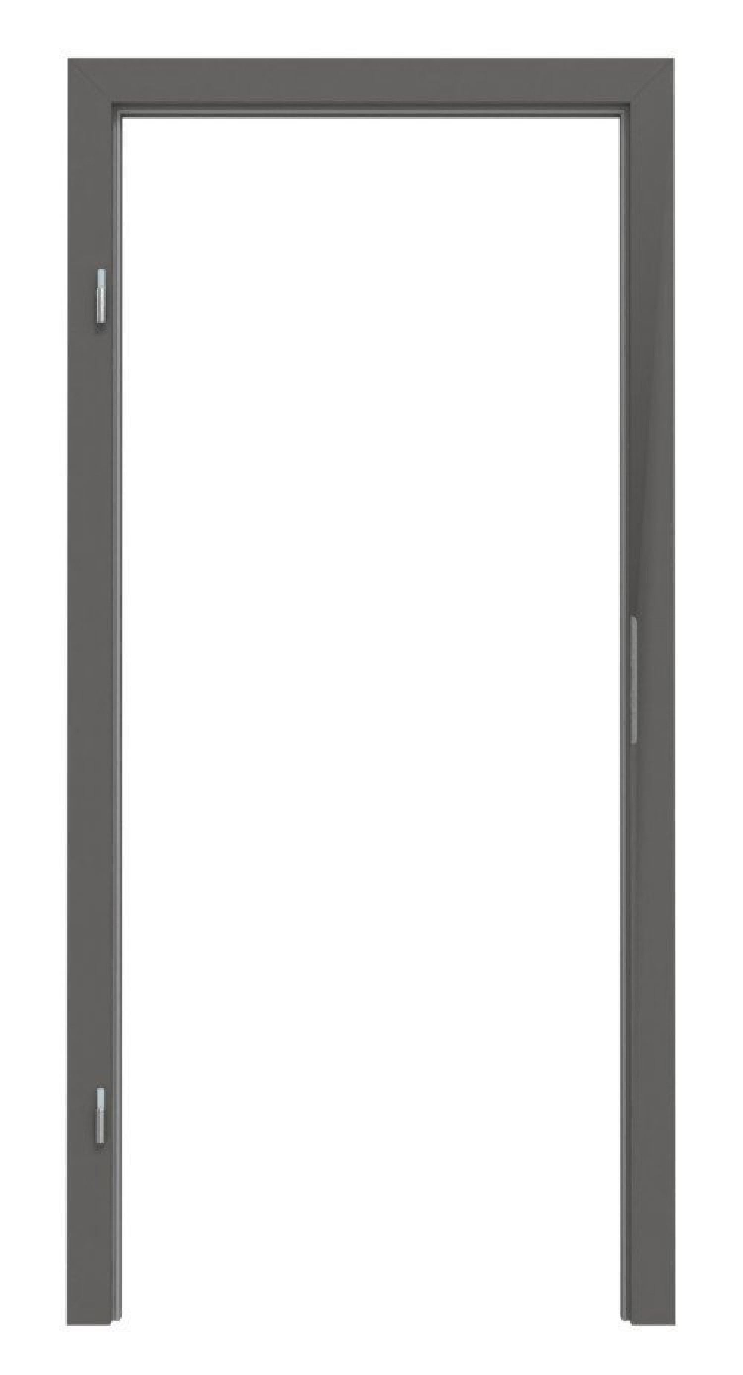 HUGA Rama blokowa Hygge szary dekor Basic z krawędzią prostą