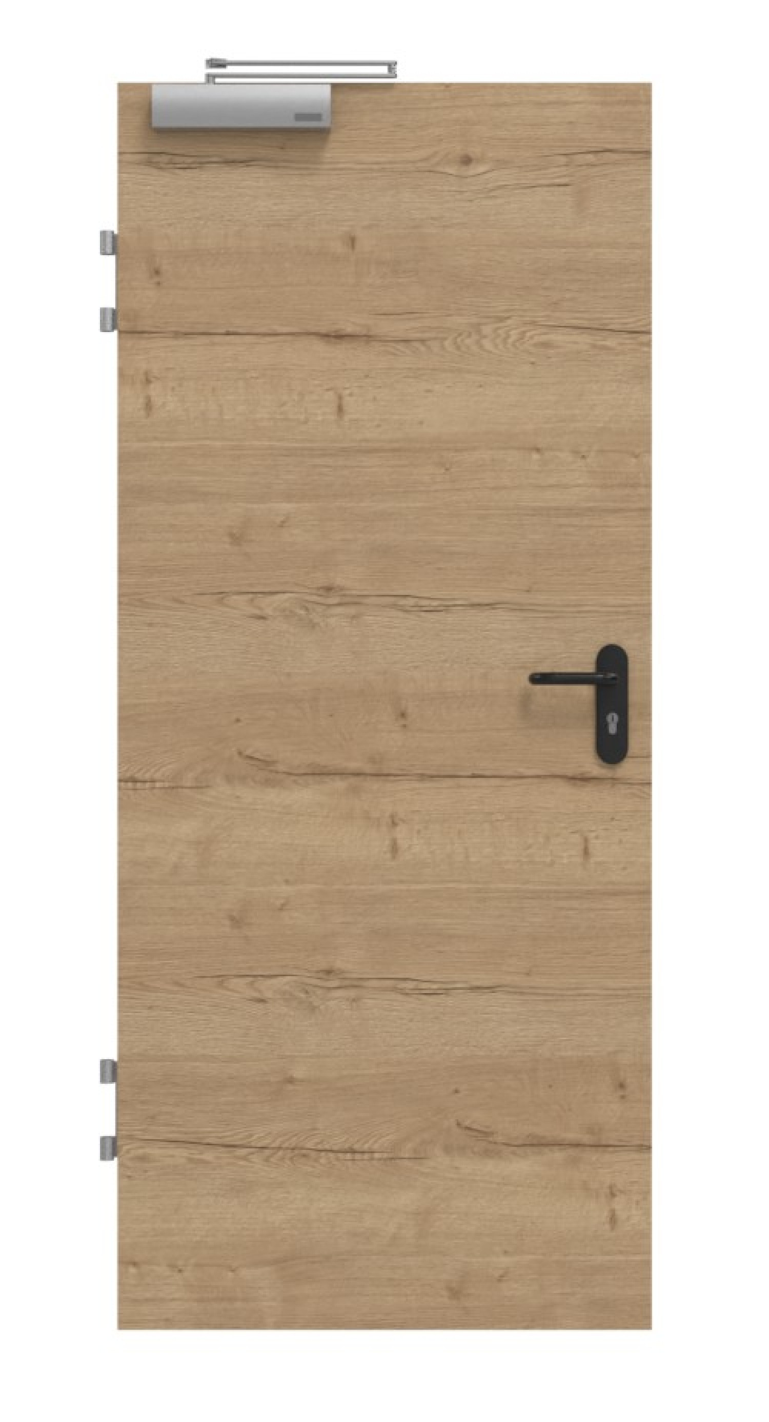 GARANT Drzwi przeciwpożarowe T30 Układ poprzeczny Authentic Dąb szczelinowy CePaL