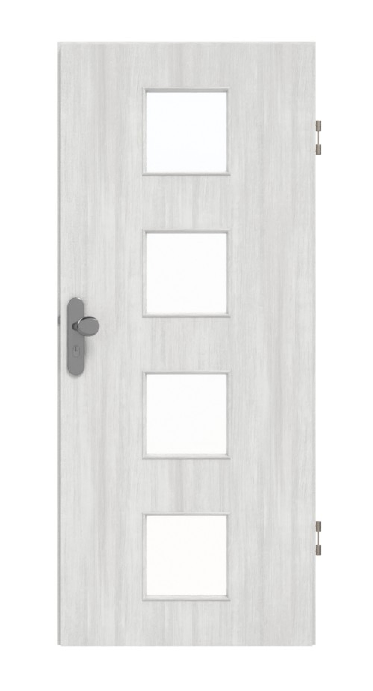 DRZWI WEJŚCIOWE GARANT Authentic Grigio CePaL z przeszkleniem LA-10