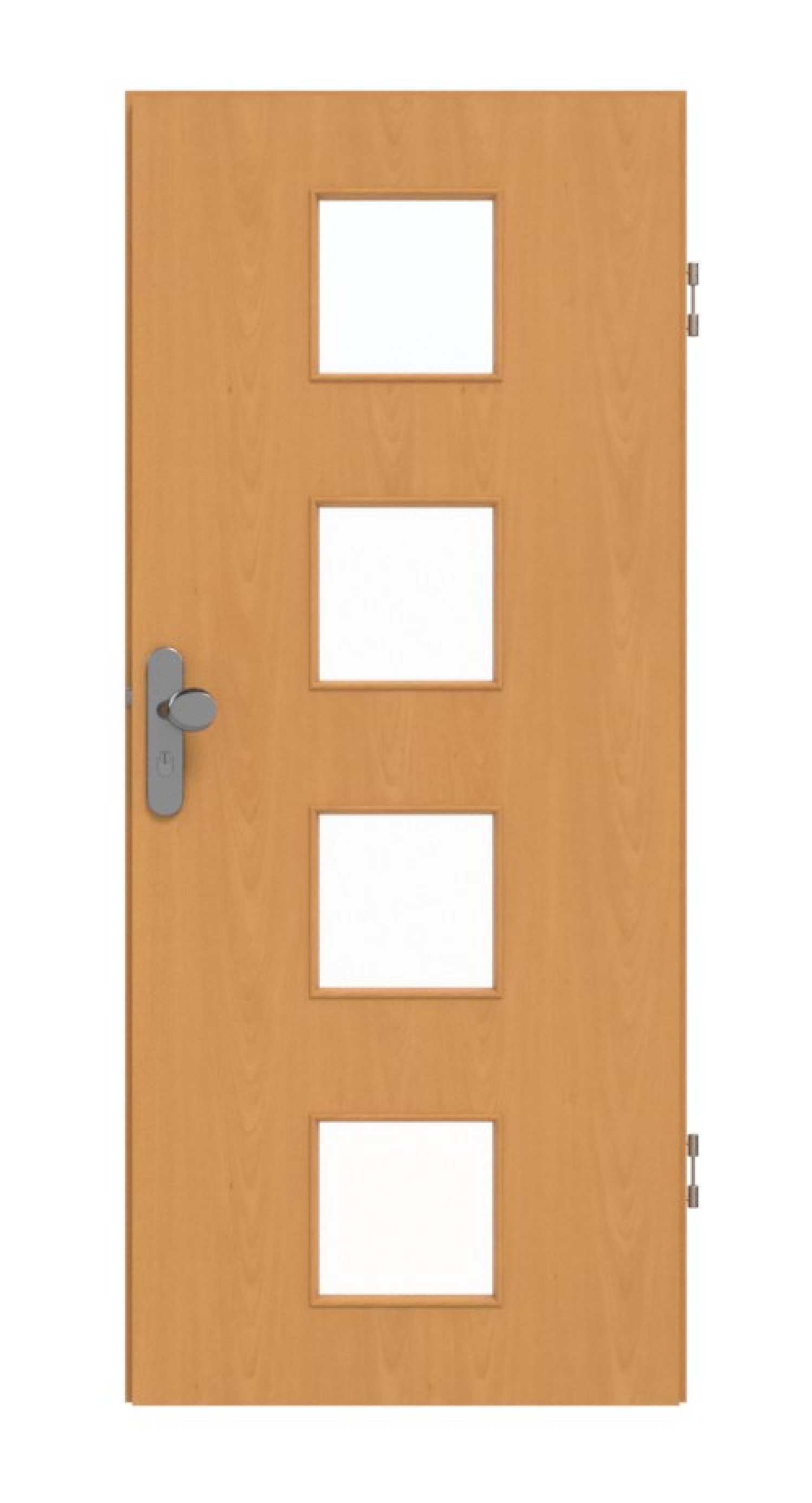 DRZWI WEJŚCIOWE GARANT Buk Ekskluzywne CePaL z przeszkleniem LA-10