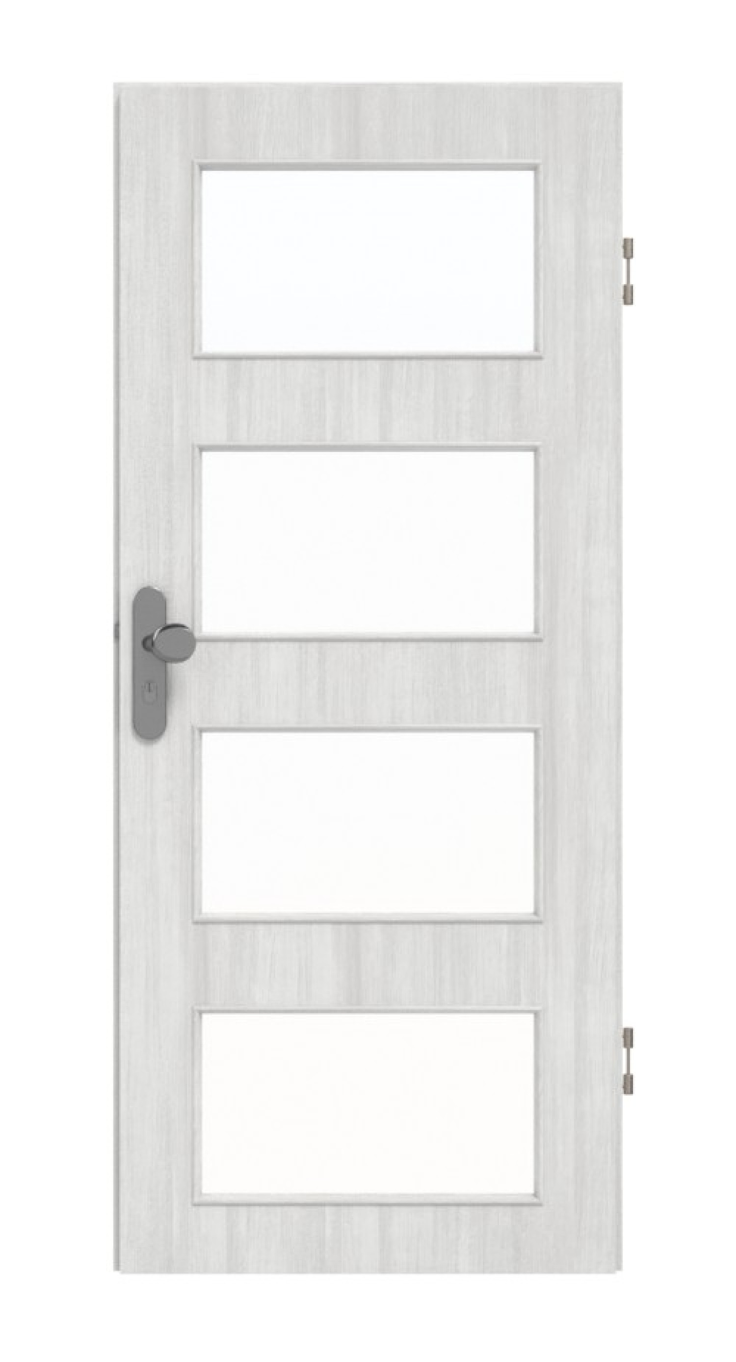 DRZWI WEJŚCIOWE GARANT Authentic Grigio CePaL z przeszkleniem LA-11