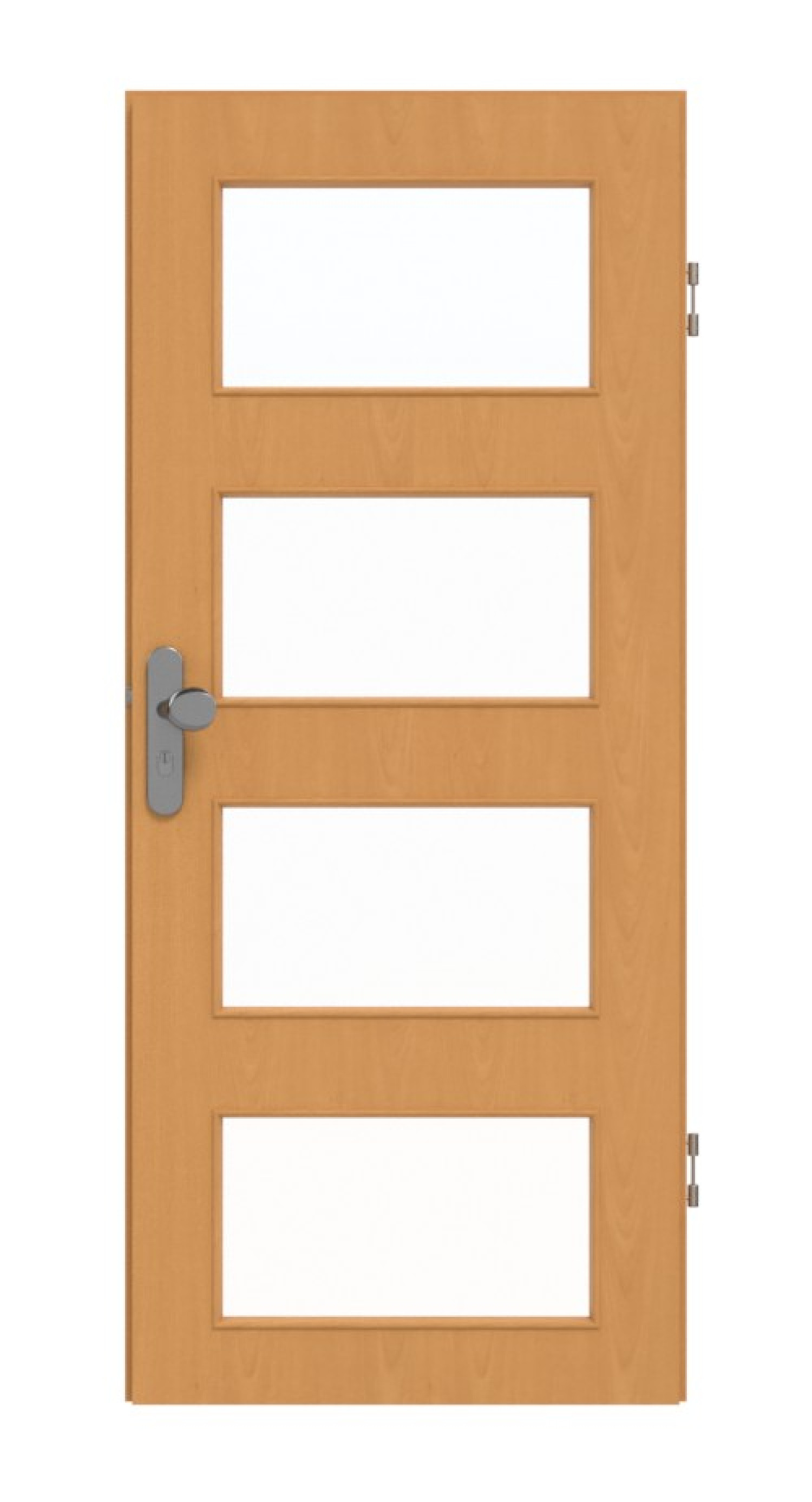 DRZWI WEJŚCIOWE GARANT Buk Ekskluzywne CePaL z przeszkleniem LA-11