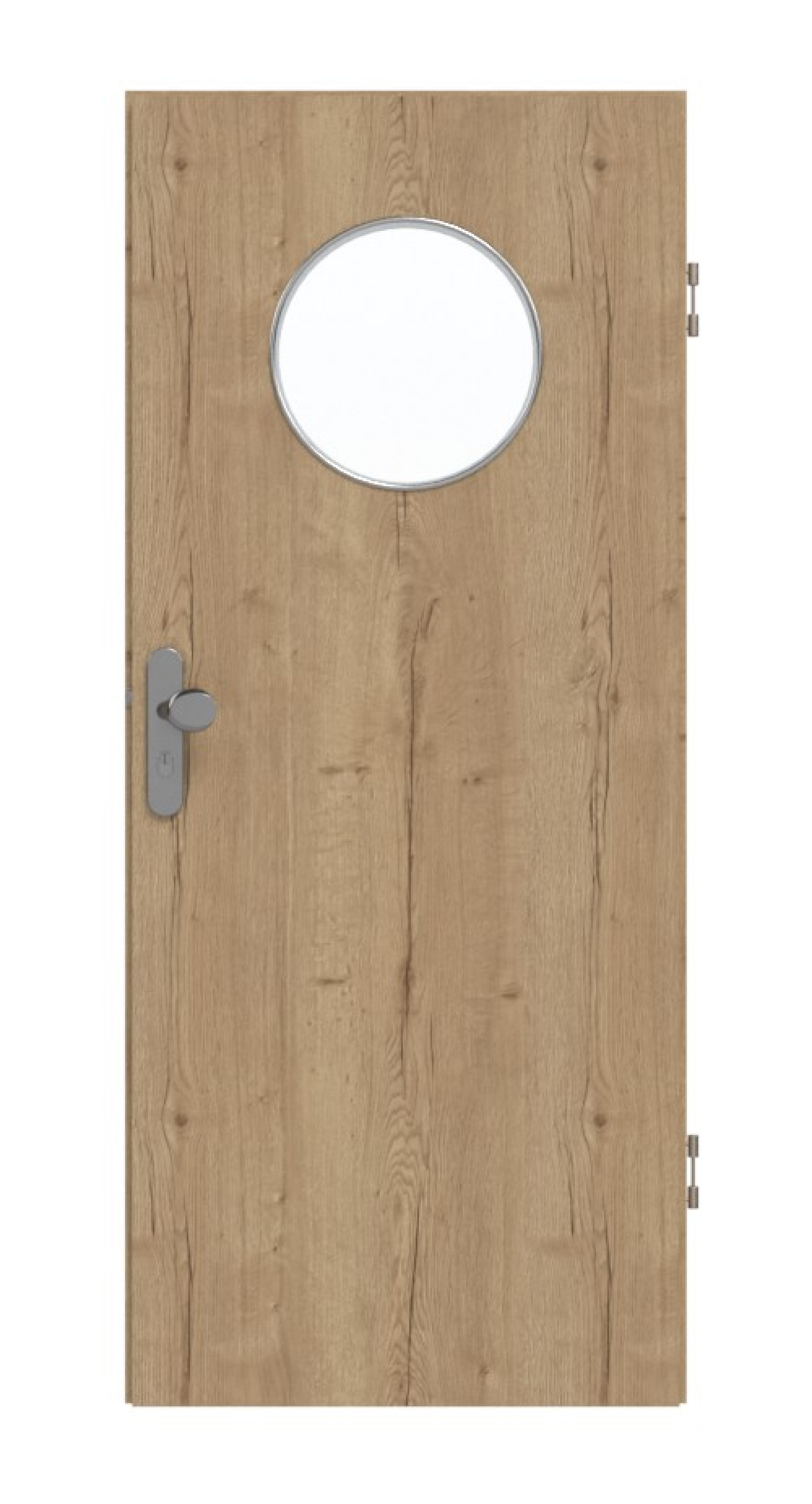GARANT Drzwi wejściowe do mieszkania Authentic Dąb szczelinowy CePaL z przeszkleniem LA-13