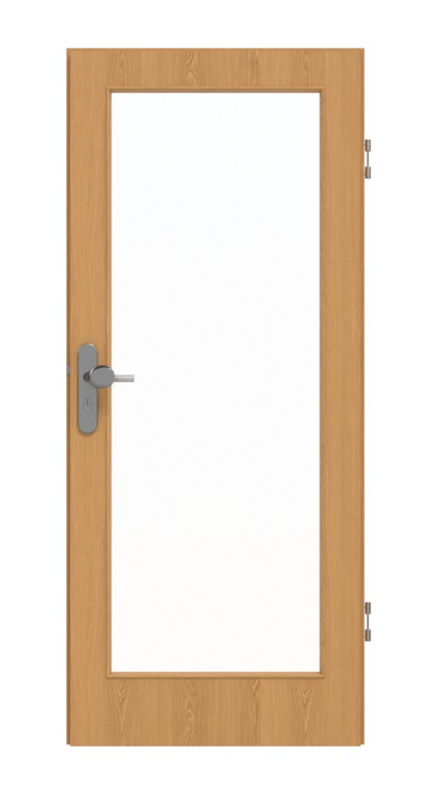GARANT Drzwi wejściowe do mieszkania Dąb Premium CePaL z przeszkleniem LA-3