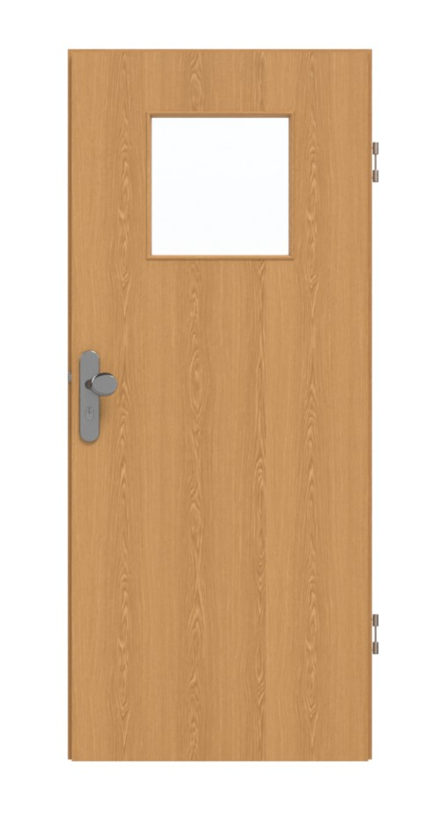 GARANT Drzwi wejściowe do mieszkania Dąb Premium CePaL z przeszkleniem LA-9