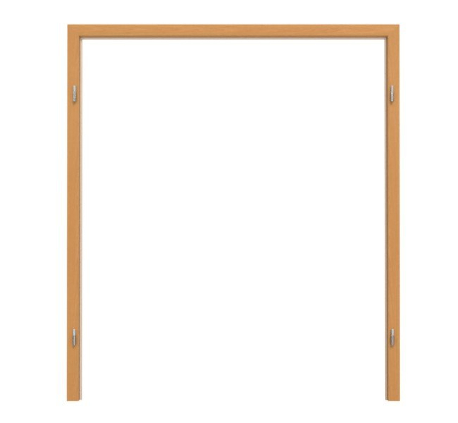 Frontansicht GARANT Blendrahmen dla drzwi podwójnych Buk Ekskluzyw CePaL z zaokrąglonym brzegiem