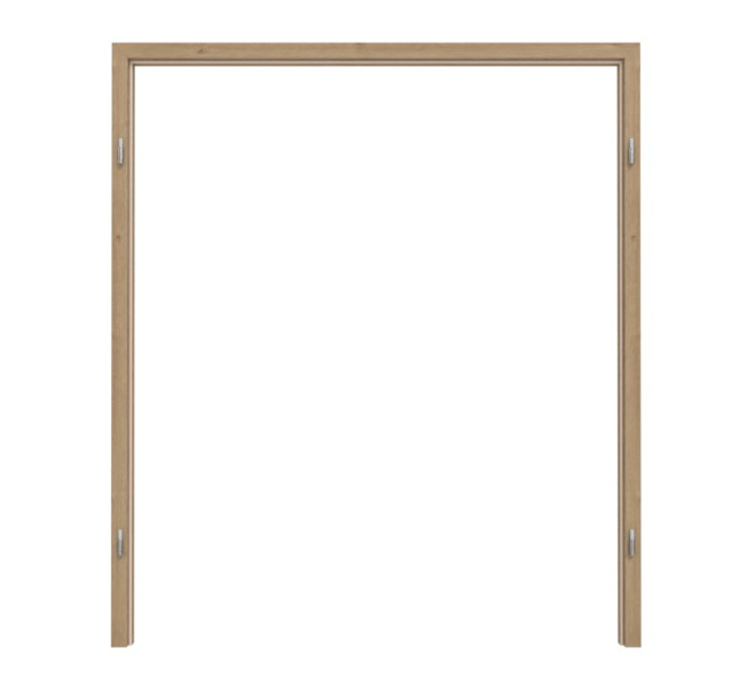 TEUTO Rama blokowa do drzwi podwójnych Authentic Dąb szczelinowy CPL z zaokrągloną krawędzią