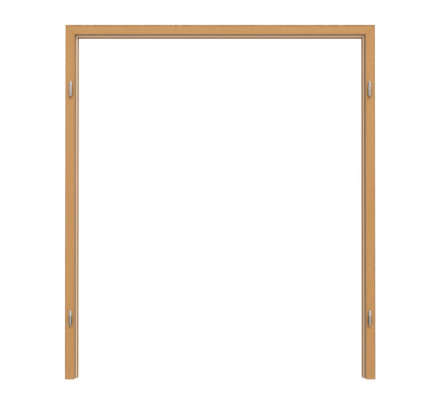 TEUTO Ramka blokowa do drzwi podwójnych dębowych Premium CPL z zaokrąglonym brzegiem