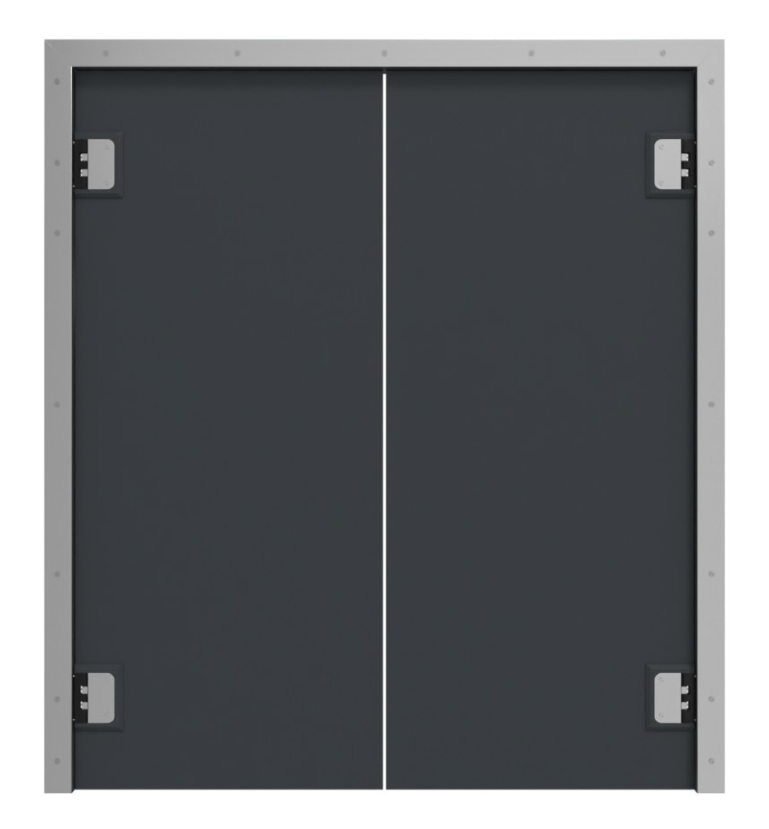 Drzwi podwójne wahadłowe HÖRMANN z tworzywa sztucznego z ościeżnicą