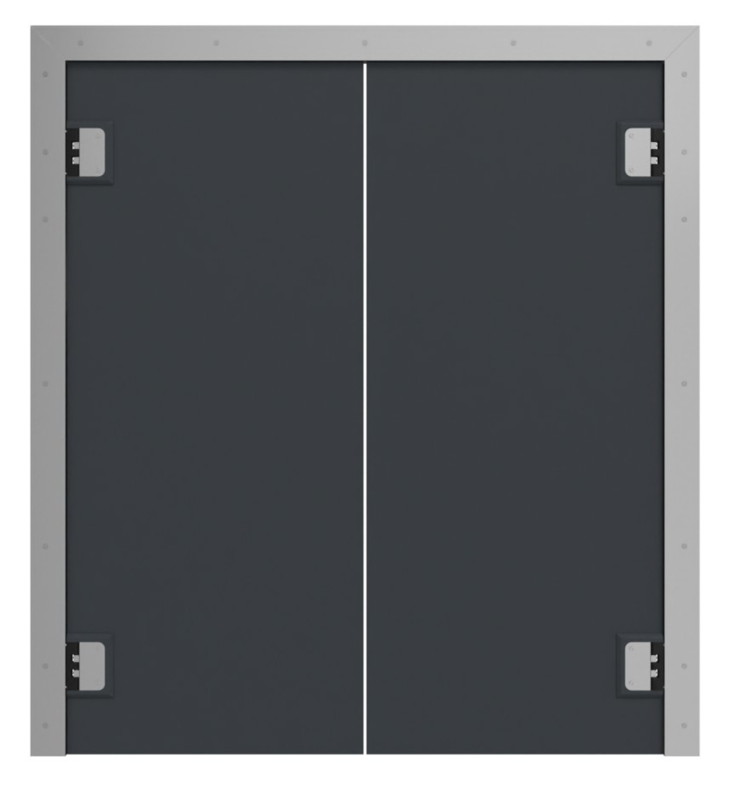 HÖRMANN drzwi podwójne z tworzywa sztucznego z ramą blendy